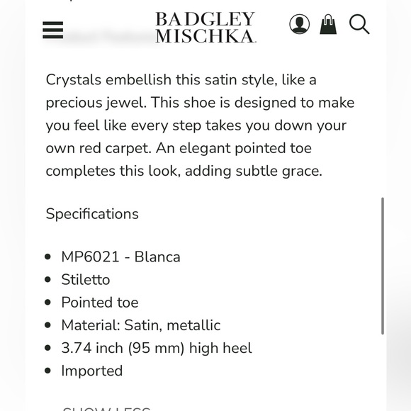 BADGLEY MISCHKA Blanca Strappy Crystal Stilettos - Picture 12 of 17